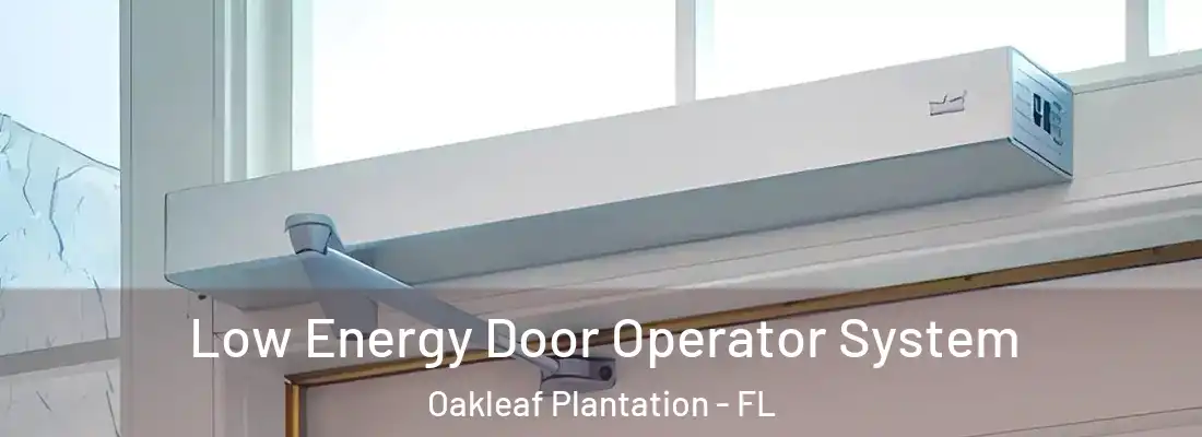  Low Energy Door Operator System Oakleaf Plantation - FL